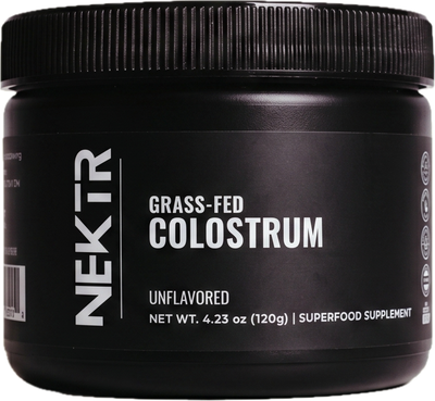NEKTR Grass-Fed Colostrum jar