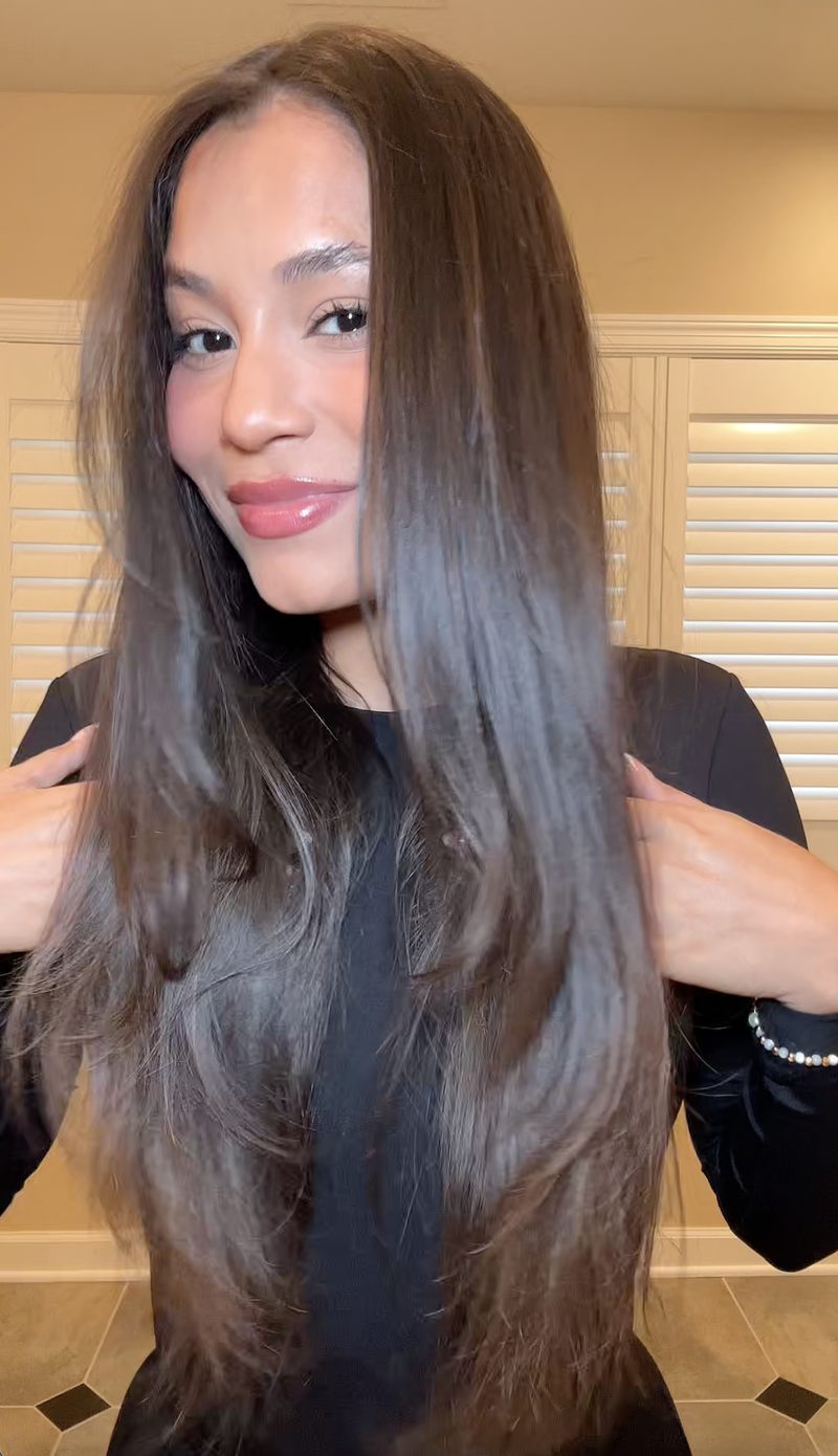 Angie — thick hair result